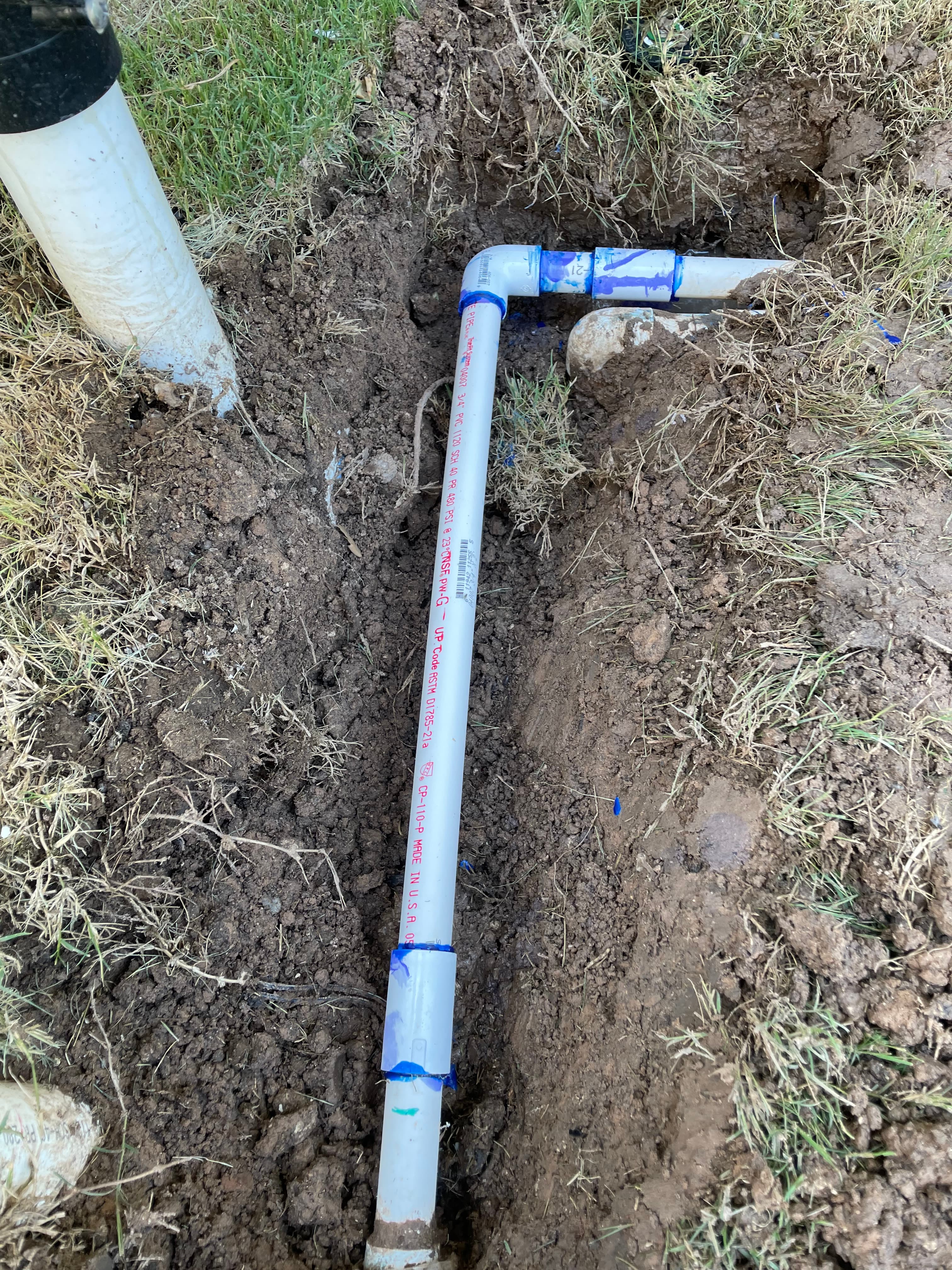 Repaired pipe after repair fix #5